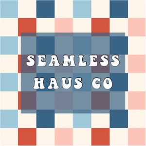 July 4th checkered seamless pattern