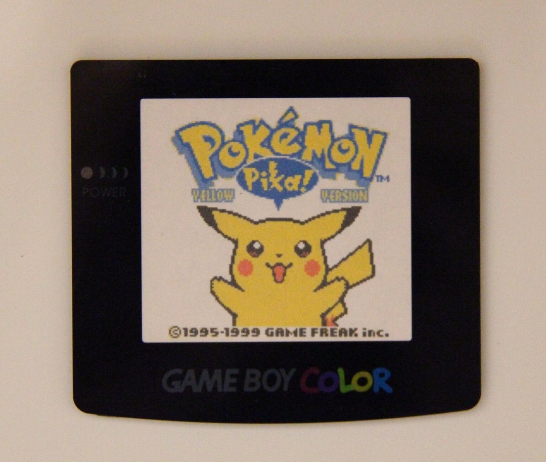 Pokémon Yellow Gameboy Color Fridge Etsy