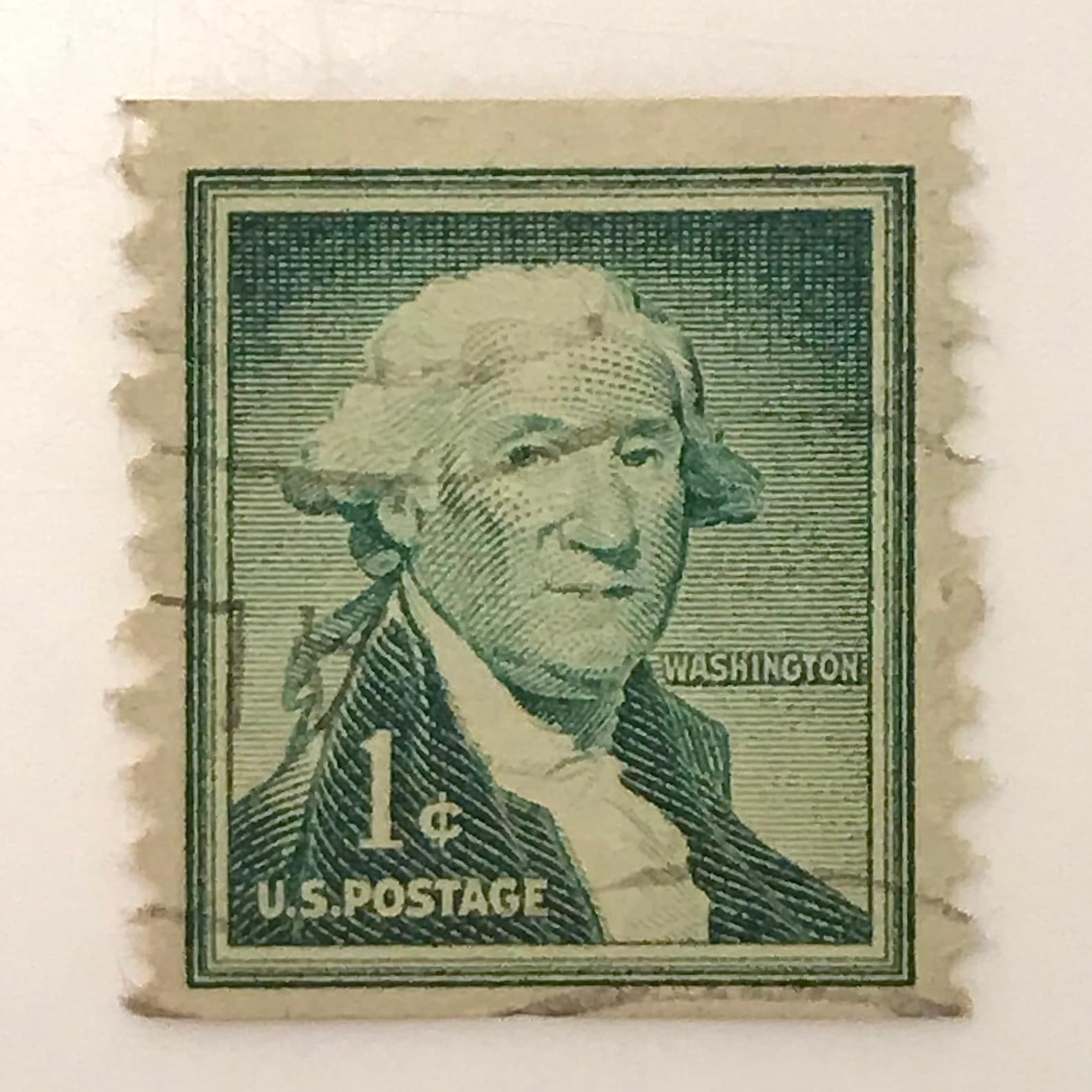 George Washington One Cent Stampkeloautomall - 4q3w50o
