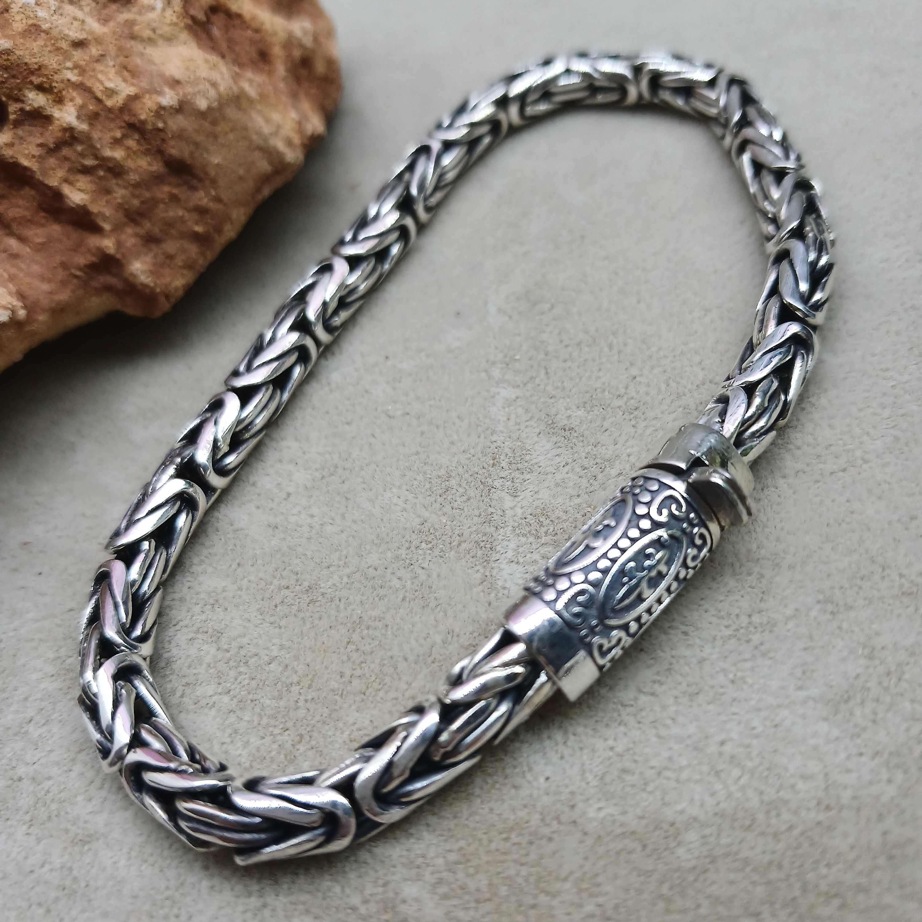 Amazon.com: ZNBOH Stainless Steel Bracelets for Men Gold