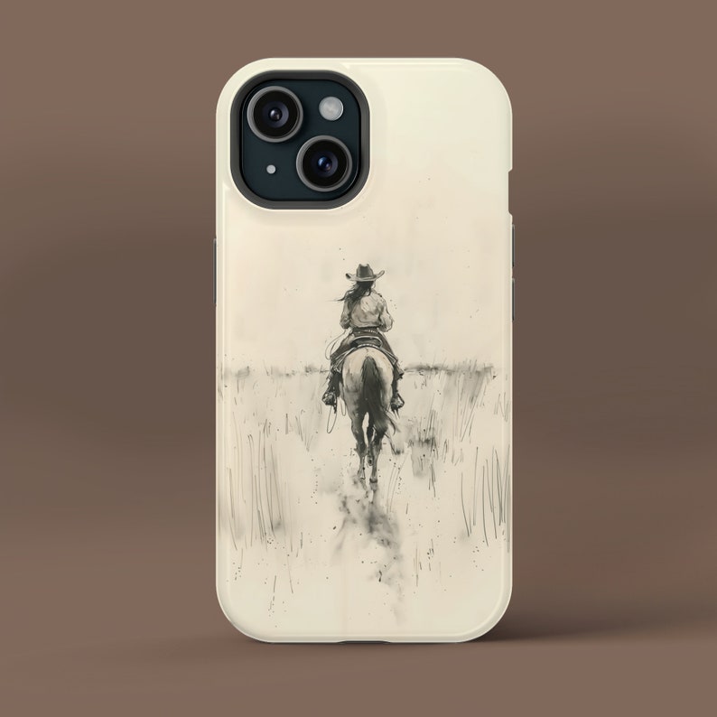 Western Cowgirl Phone Case Magsafe Cowgirl Aesthetic iPhone Case For iPhone 15 14 13 Pro Plus Pro Max Magsafe iPhone cases image 1