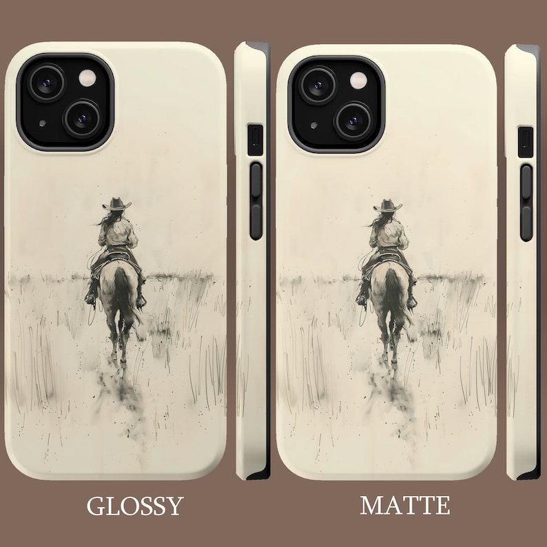 Western Cowgirl Phone Case Magsafe Cowgirl Aesthetic iPhone Case For iPhone 15 14 13 Pro Plus Pro Max Magsafe iPhone cases image 4