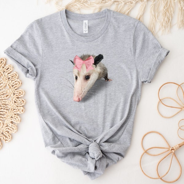 Opossum Shirt, Opossum Bow Shirt, Funny Opossum T-Shirt, Funny Opossum Shirt,Meme Shirt,Possum Shirt,Opossum Lover, Opossum Tee, Opossum
