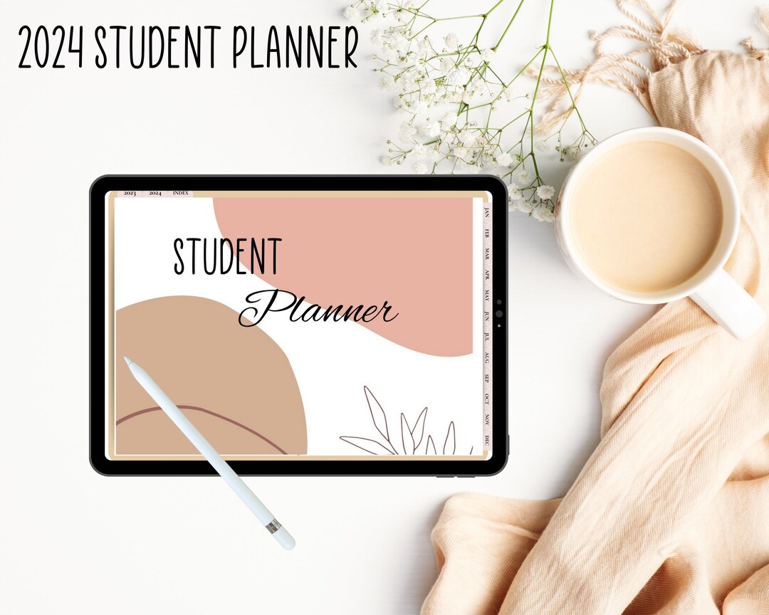 2024 Student Planner Goodnotes, Student Planner, Digital Student