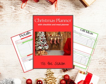 Christmas Printable Planner, Christmas Gift Budget Planner, Christmas Party Planner