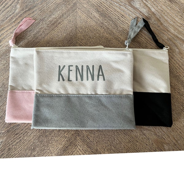 Personalized Makeup Bag, Makeup Pouch, Cosmetic Bag, Personalized Cosmetic Bag