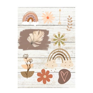 Boho Sticker Bundle 10 pcs