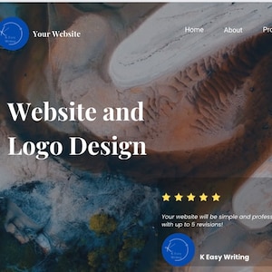 Benutzerdefinierte Website und Logo-Design
