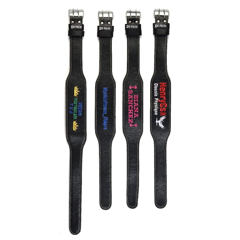 Ifbb Personalized Pro Leather Gym Belts, Strength Training Gym