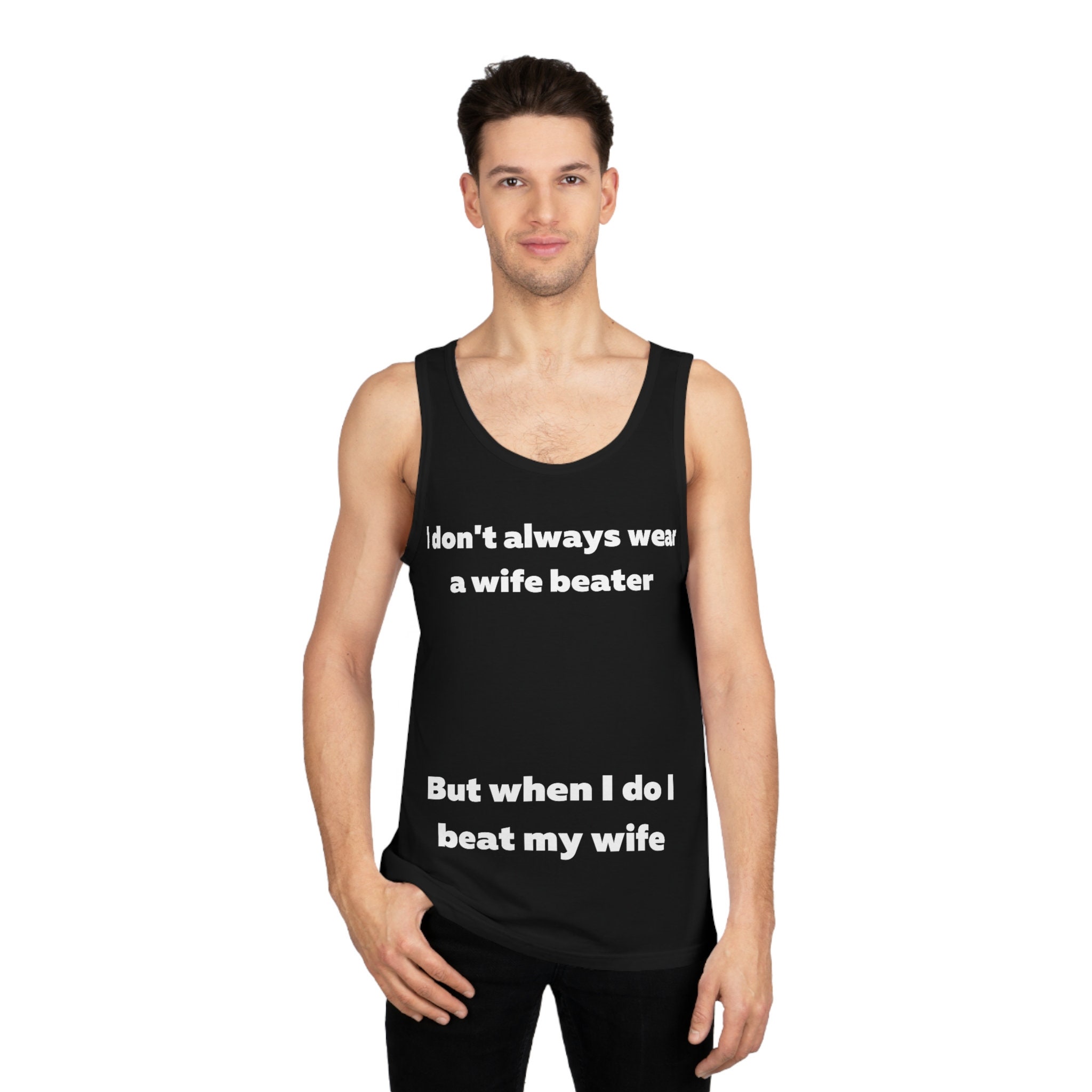 Tank Tops Wife Beater Funny Tank Top Wife Beater - Etsy UK