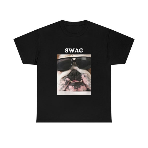 Swag Pitbull T shirt Funny Swag T shirt Etsy