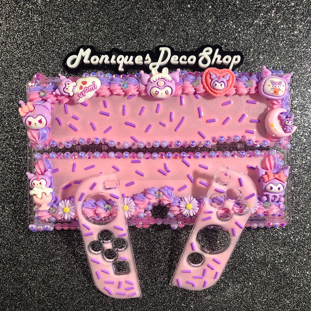 Switch OLED Goth Bunny Decoden Case with Stand - Etsy