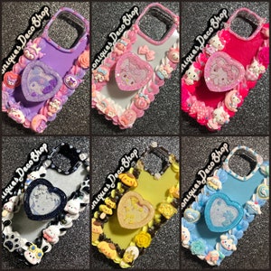 Kawaii Decoden Phone Case Handmade Decoden Phone Case iPhone & Samsung Phone Case Gift For Her