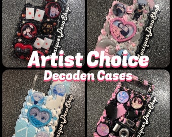 Artist Choice - Decoden Phone Cases Handmade Decoden Phone Case iPhone & Samsung Phone Case Gift For Her