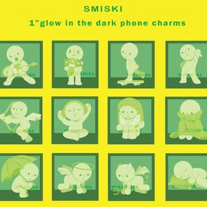 UPDATED| 1.5" SMISKI acrylic phone charms