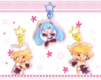 NIEUW!| VOCALOID-bedels van helder acryl van 2,5 inch