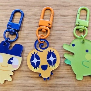 1.5&quot; TAMAGOTCHI borderless acrylic charms