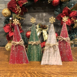 Christmas Decor, Rustic Christmas Tree, Farmhouse Christmas Decor, Repurposed Wood, Great Gift for the Whole Family