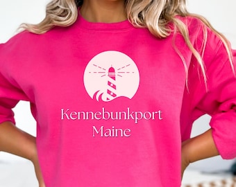 Kennebunkport Maine Sweatshirt - Gemütlicher Rundhalsausschnitt für Maine Beach-Liebhaber