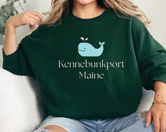 Kennebunkport Maine Sweatshirt - Gemütlicher Rundhalsausschnitt für Maine Beach-Liebhaber