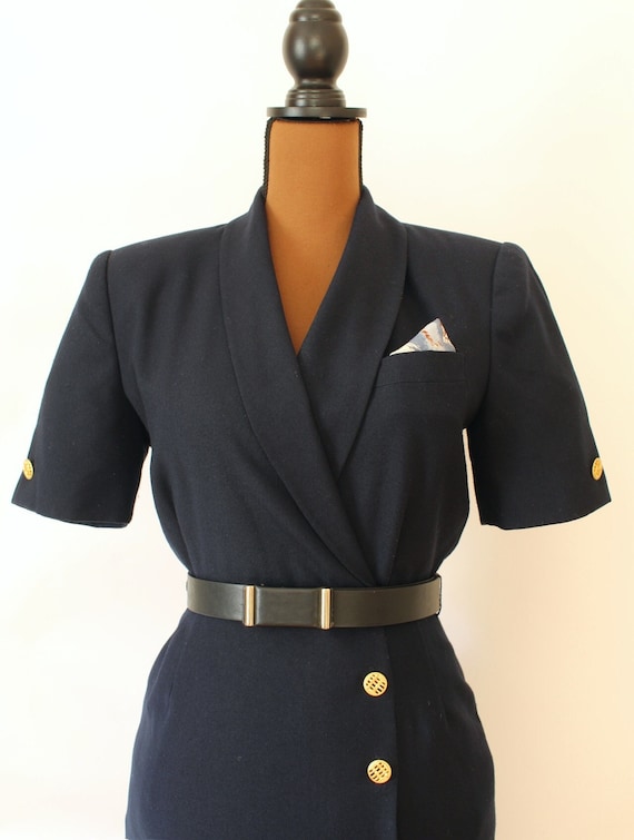 Kasper for ASL Navy dress suit