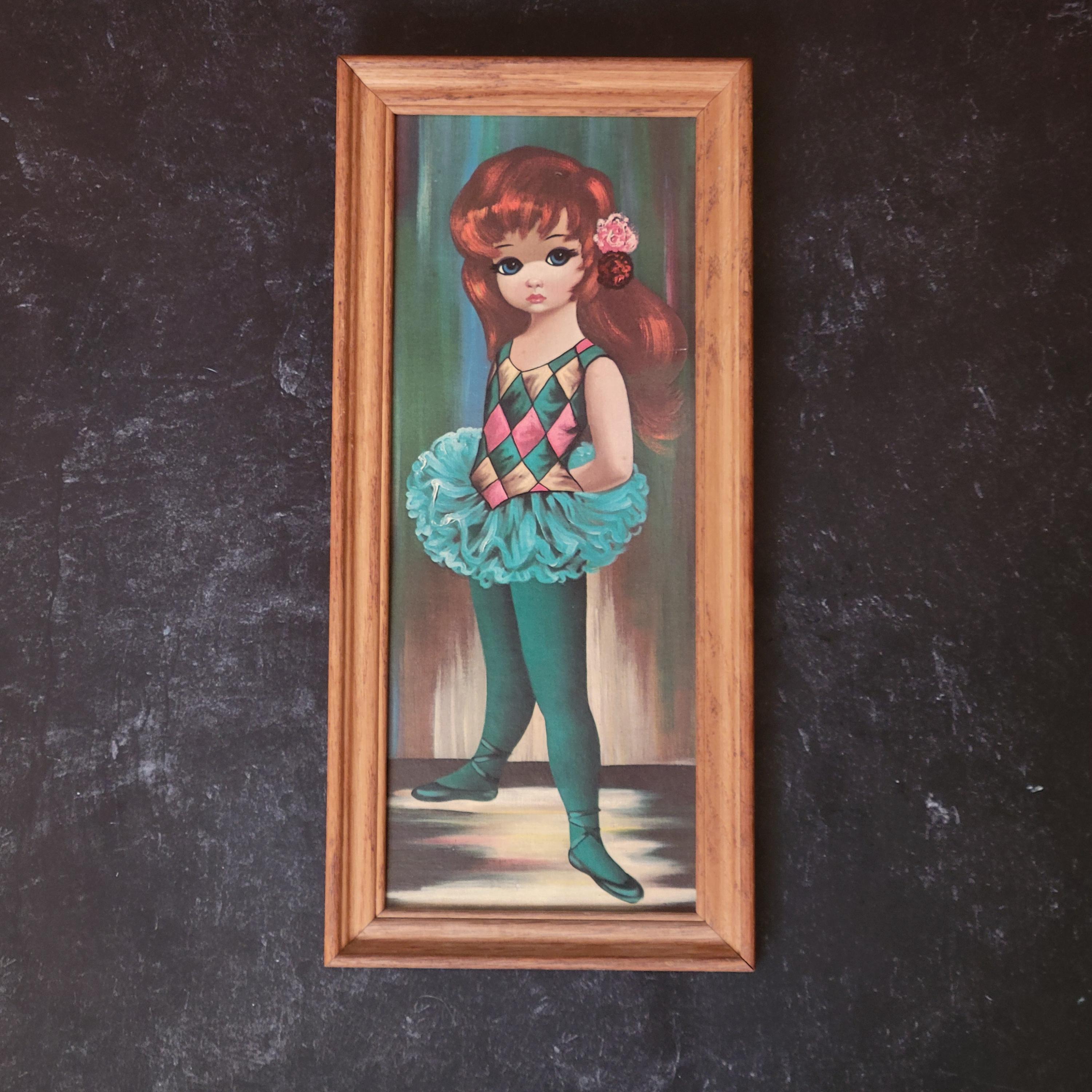 【1960s USA vintage】EDEN ビッグアイズ ウォールアート　2 Vintage Eden Big Eyes - Etsy