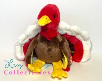 Ty Beanie BUDDY - YOU PlCK:  Gobble the Turkey Buddy, Plush Stuffed Animal - Retired