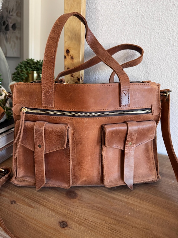 Raven + Lily Leather Backpack for Magnolia Magnolia (raven and lily) - Gem main image 4