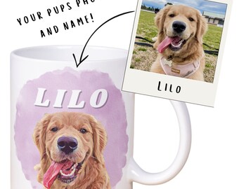 Custom Pet Coffee Mug, Dog Photo Mug,  Dog Lover Coffee Mug, Pet Coffee Mug, Photo Mug, Dog Coffee Mug, Custom Dog Mug, Dog Mum Mug