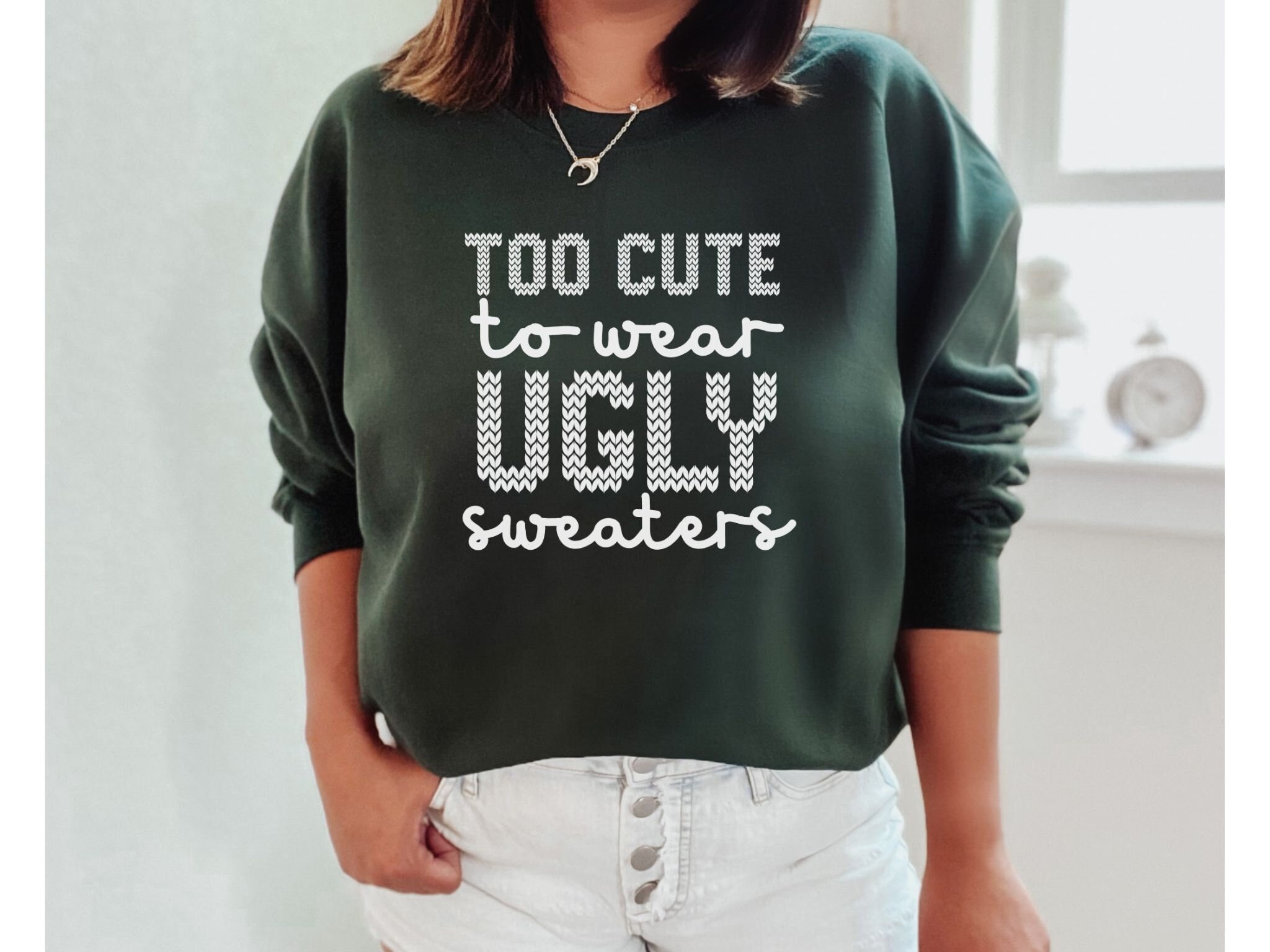 Cute hot sale ugly sweaters