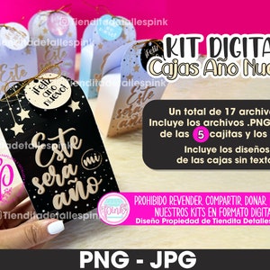 New Year Boxes Template