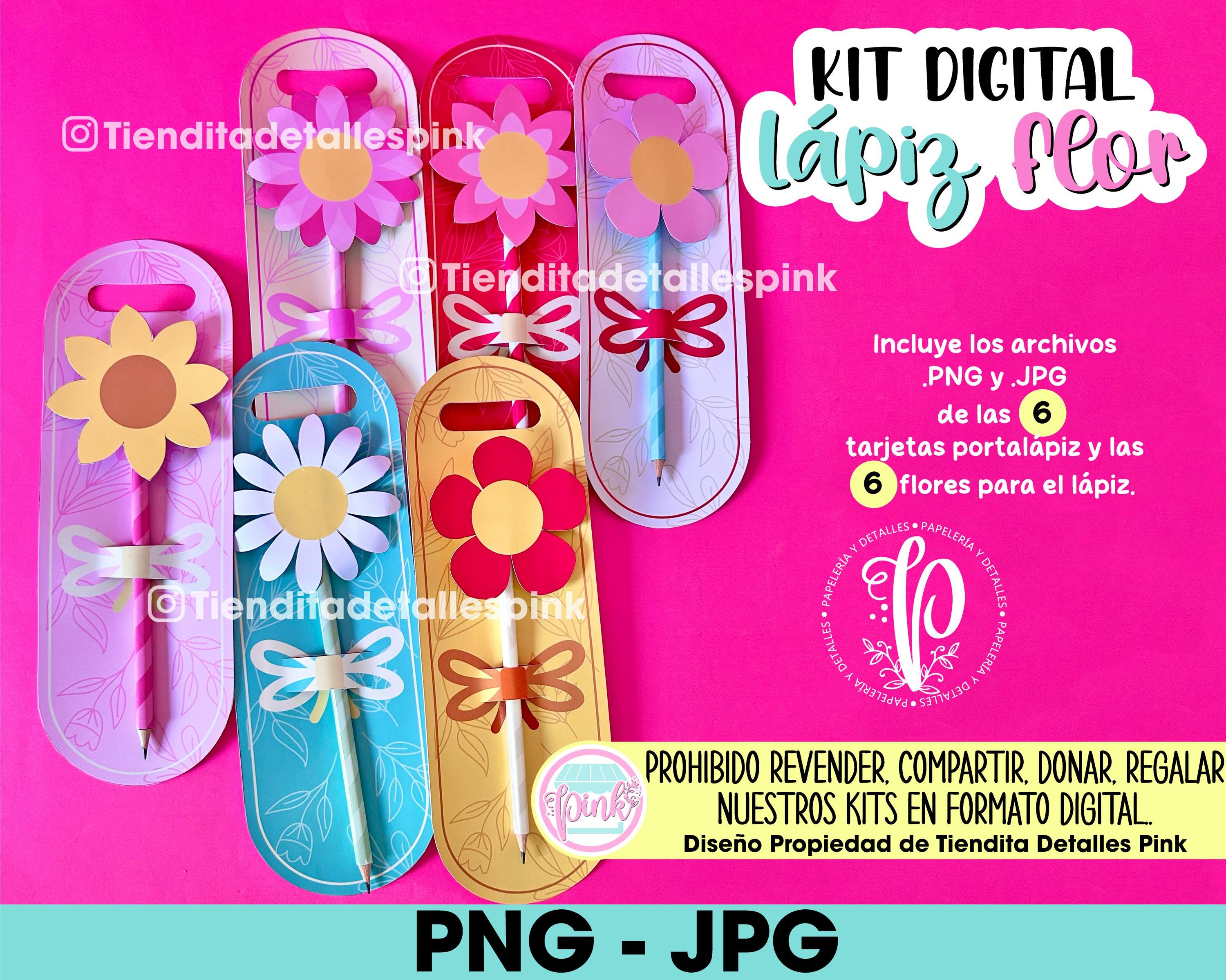 Flower Pencil Holder Template, Flower Pencil, Flower - Etsy