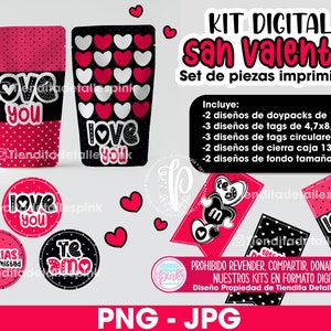 Printable red version for Surprise Trays, Valentine's Day, Valentine's Day Templates, Valentine's Day Details, Valentine's Day Printable