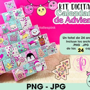 Template Advent Calendar, Advent, Christmas, Box Christmas