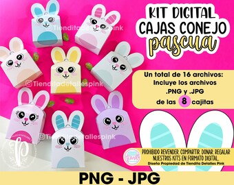Easter Bunny Box Template, Easter Box, Bunny Box, Easter Box