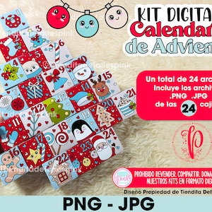 Template Blue Advent Calendar, Advent, Christmas, Box Christmas