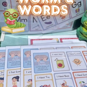 Flashcards visuele communicatie voor kinderen, gelamineerd, gebruiksklaar, spraakvertraging, hulpmiddelen voor autisme, non-verbale speciale behoeften, logopedie