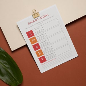 SMART Goal Setting Worksheet - Etsy