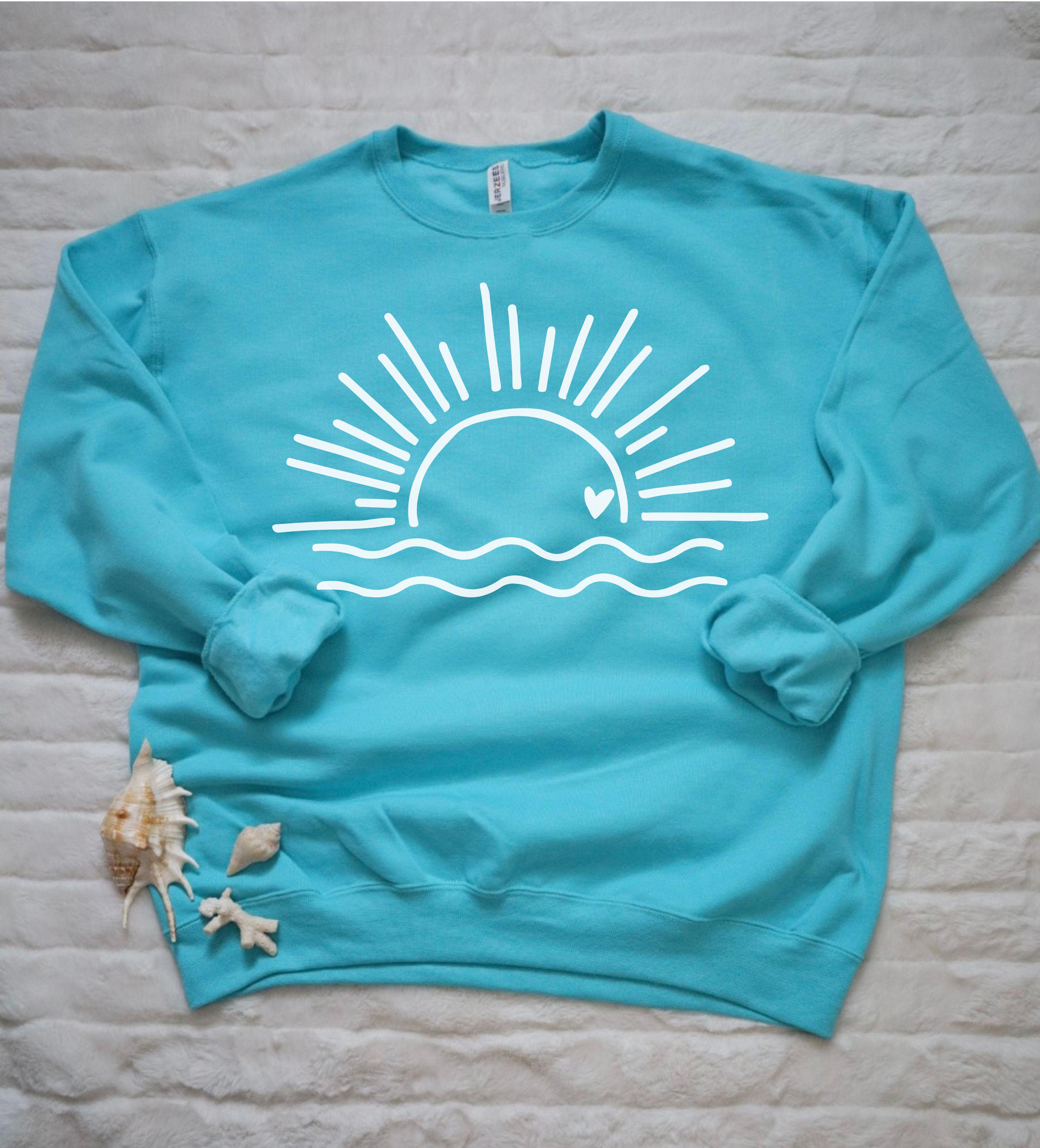 Sweatshirt Beckley à motifs soleil