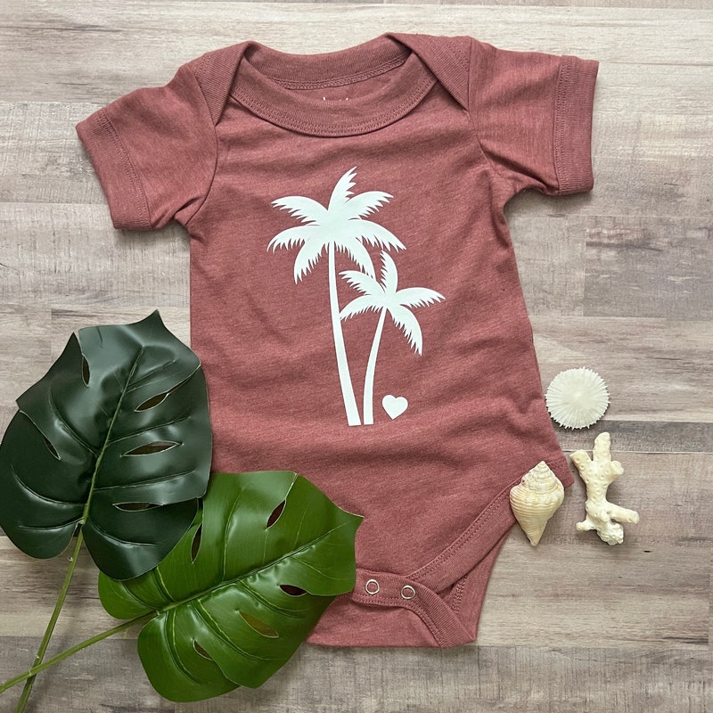 Babyhug Cotton Half Sleeves Palm Tree Printed Shirt with Denim Shorts -Blue main image 0