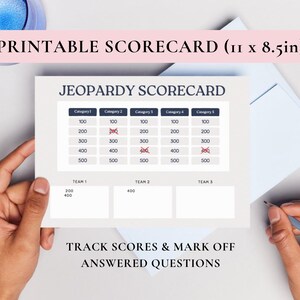 Galentine's Jeopardy Game: Editable Party Presentation (canva Template ...