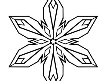 Snowflake 003 SVG and PNG for Cameo Cricut & Silhouette Machines - Etsy