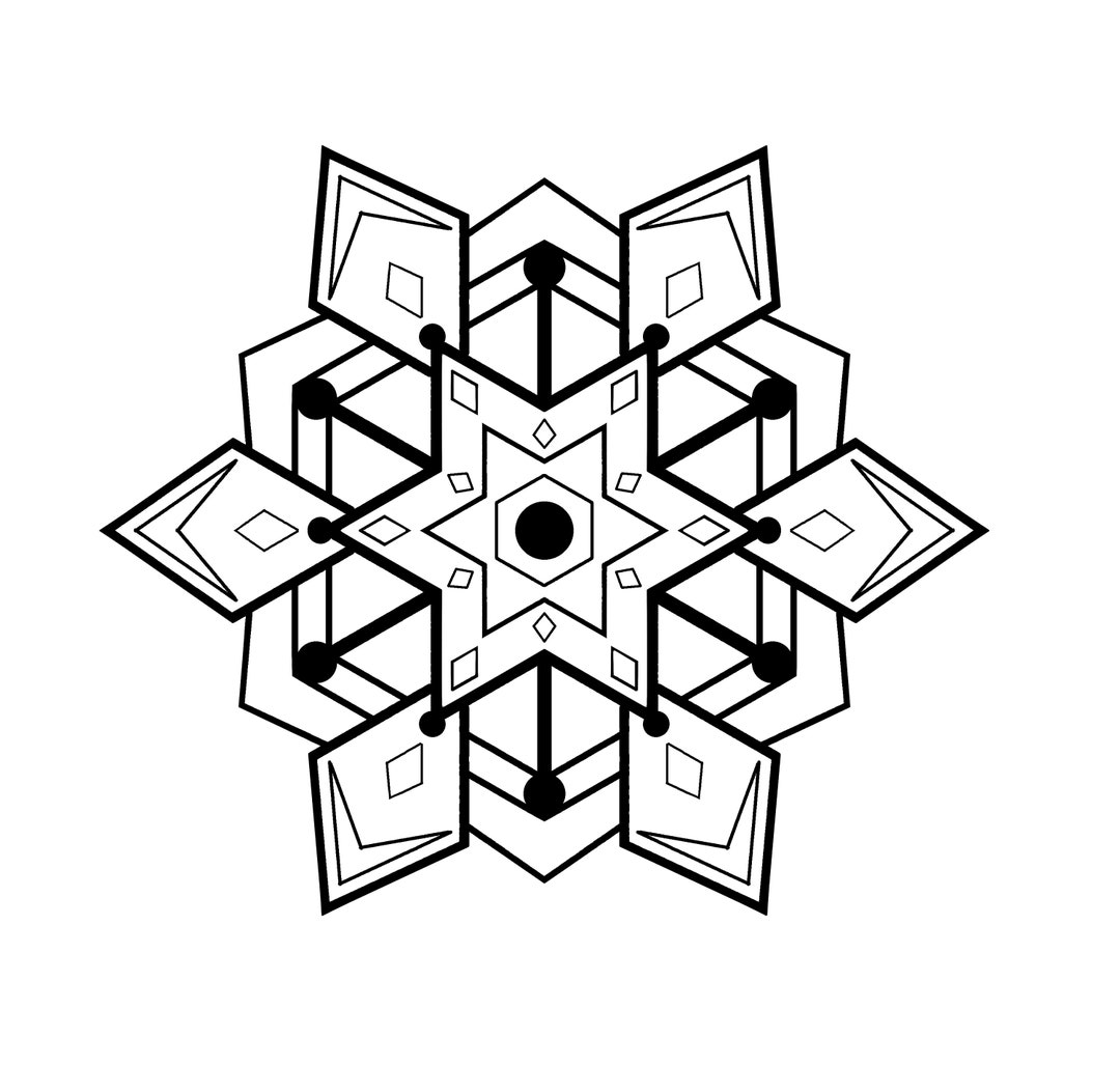Snowflake 001 SVG and PNG for Cameo Cricut & Silhouette Machines - Etsy