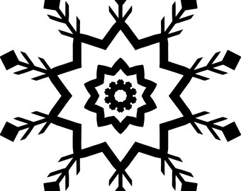 Snowflake 003 SVG and PNG for Cameo Cricut & Silhouette Machines - Etsy