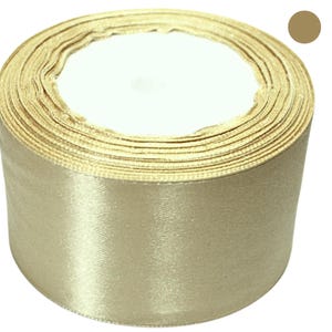 Nastro di Raso | 5 cm / 1,97 in | Rotolo da 23 m / 905 in | Hobby | Cucito | Confezione Regali | Matrimonio | Decorazioni per Feste
