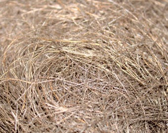 Natural Sisal Fiber Brown 25g/0.88 oz/ 19× 13 × 5 cm/7.5 × 5.1×2inches | Sisal Twine | Eco-Friendly Material Bundle 15