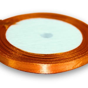 Nastro di raso 0,6 cm x 23 m / 0,24 in x 905 in | 144 pezzi | Fai da te | Manualità | Confezione regalo | Cucito | Decorativo