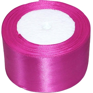 Nastro di Raso Larghezza 5 cm / 1,97 in | Lunghezza 23 m / 905 in | Nastro Elegante in Tessuto | Creatività | Confezioni Regalo | 095