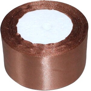 Nastro di Seta | 5 cm/1,97in | 23 m/905in | Tessuto di Alta Qualità | Confezionamento Regali | Decorazioni per Matrimonio | Bobina 160T