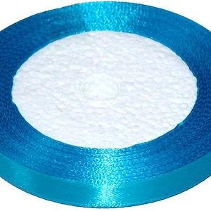Nastro di Raso 1 cm/23 m | 0,39 in/905 in | Fai da Te | Cucito | Confezione Regali | Decorazioni Matrimonio | Articoli per Feste | 020